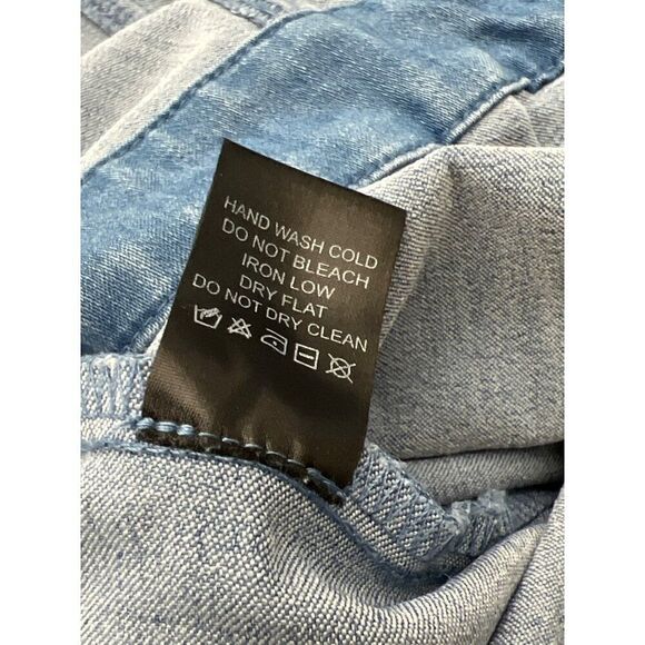 Haute Monde Women Denim Jumpsuit Size S - Picture 9 of 9